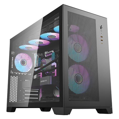 DS5000 ATX PC Case Black • ProGears